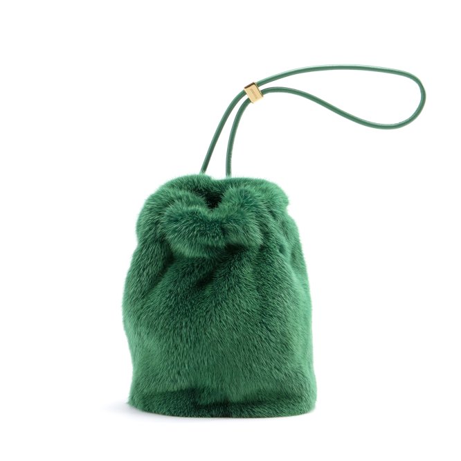 【11/11(金)22時〜販売】mink pouch green