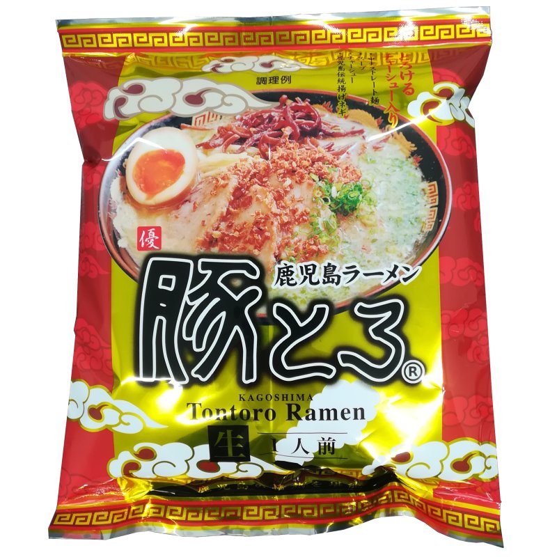 イシマル食品] 鹿児島ラーメン 豚とろ 袋入 1人前 120g - 通販