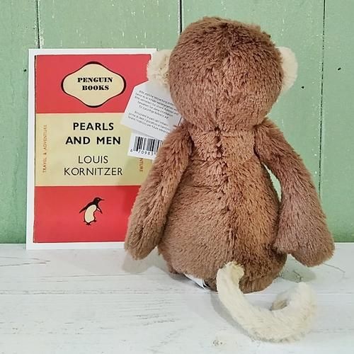 Jellycat「Bashful Monkey S」バシュフルモンキー（さる・S