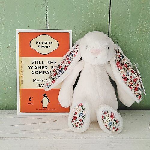 Jellycat「Blossom Bunny Cream」Sサイズ- イギリス雑貨COTSWOLDS