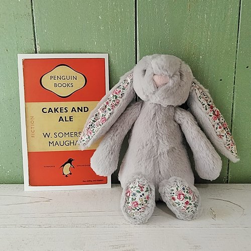 Jellycat「Blossom Bunny Silver」Sサイズ- イギリス雑貨COTSWOLDS