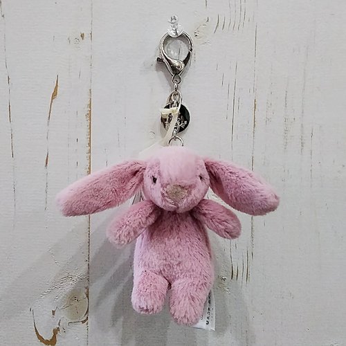 Jellycat「Bashful Bunny Tulip Pink Bag Charm」（うさぎ・バッグ
