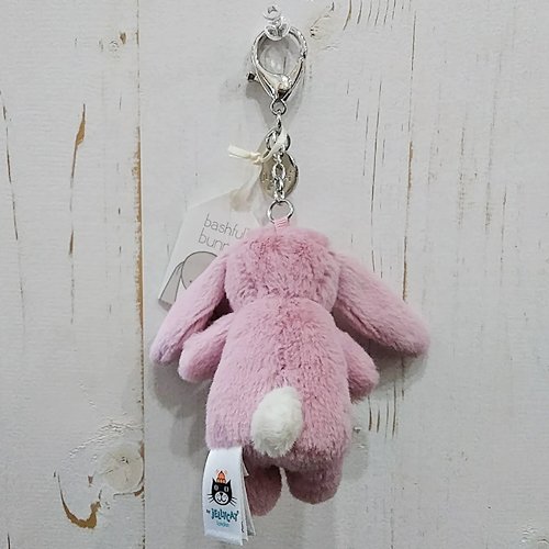 Jellycat「Bashful Bunny Tulip Pink Bag Charm」（うさぎ・バッグ