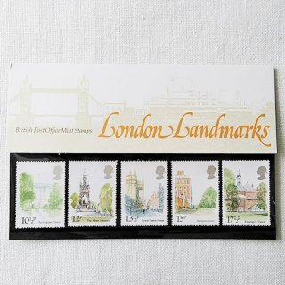 Vintage英国の切手 「London Landmarks」 1980年