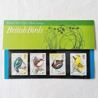 Vintage英国の切手 「British Birds」 1980年