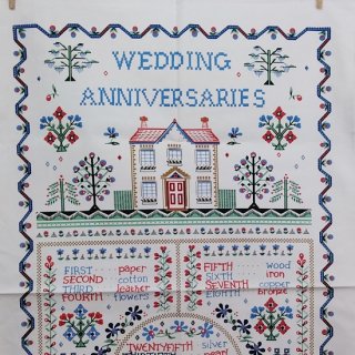 ティータオル「Ulster Weavers・ Wedding Sampler（ウェディングサンプラー）」 
