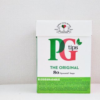 英国紅茶 PG Tips 「オリジナル 80p」 (PGティップス・ピラミッド型ティーバッグ80袋入）
