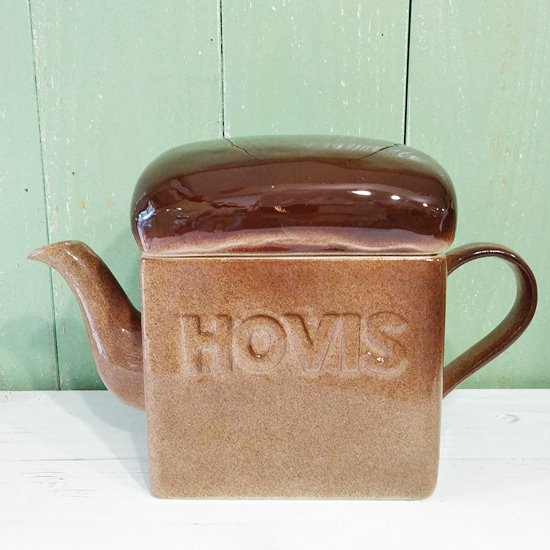 HOVIS パン型ティーポット（英国Carlton Ware製）陶器- イギリス雑貨 