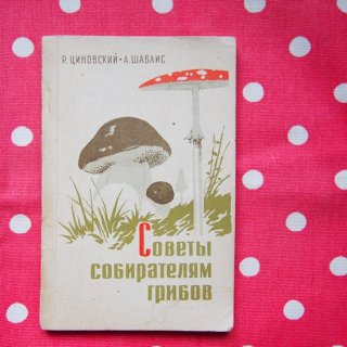 ヴィンテージ本「ソ連時代のヴィンテージ本」  1966年 ロシア語のきのこ本