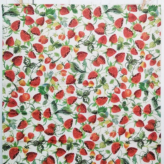 Emma Bridgewater ティータオル「Strawberries（ストロベリー）Tea Towel」エマブリッジウォーター -  イギリス雑貨COTSWOLDS