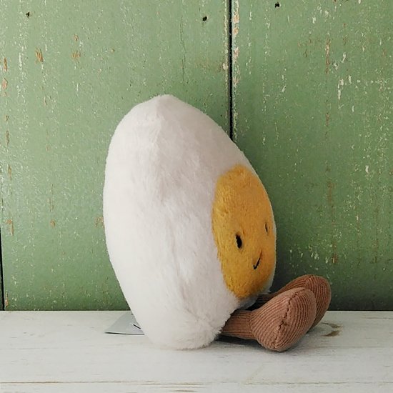 Jellycat 「Amuseable Happy Boiled Egg 」ボイルドエッグ・ゆでたまご（にっこりスマイル）ジェリーキャット -  イギリス雑貨COTSWOLDS