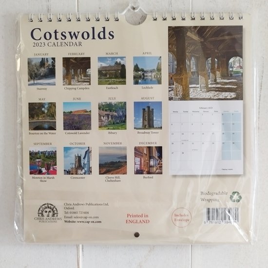 英国cotswolds カレンダー23 Sサイズ コッツウォルズの風景 イギリス雑貨cotswolds