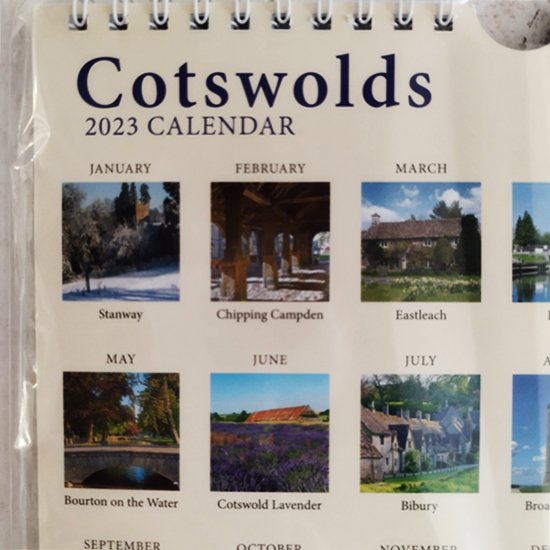 英国cotswolds カレンダー23 Sサイズ コッツウォルズの風景 イギリス雑貨cotswolds