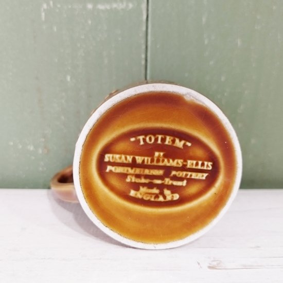 Portmeirion 「Totem Brown カップ&ソーサー」ポートメリオン トーテム