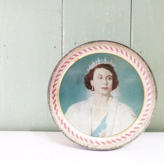 英国ヴィンテージ「1953年エリザベス女王 戴冠記念 お菓子缶 マッキントッシュ 」コロネーション