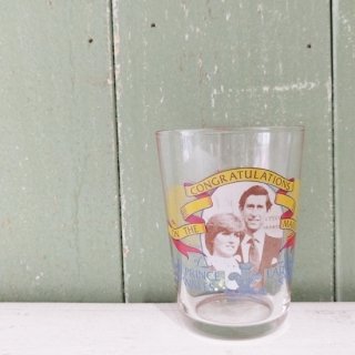 「チャールズ&ダイアナ ご成婚記念ロイヤルウェディング グラス」HOUSEWARES LTD 1981年