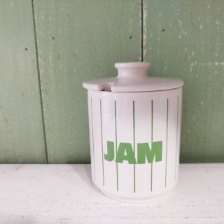<img class='new_mark_img1' src='https://img.shop-pro.jp/img/new/icons12.gif' style='border:none;display:inline;margin:0px;padding:0px;width:auto;' />Hornsea 「Stripes Green JAM ジャムポット （ふた付き）」ホーンジー（ストライプス・グリーン）