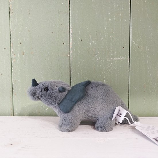 Jellycat「Fossilly Triceratops Mini」フォシリー トリケラトプス ミニ（恐竜） ジェリーキャット-  イギリス雑貨COTSWOLDS