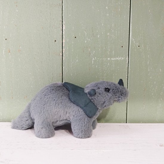 Jellycat「Fossilly Triceratops Mini」フォシリー トリケラトプス ミニ（恐竜） ジェリーキャット-  イギリス雑貨COTSWOLDS