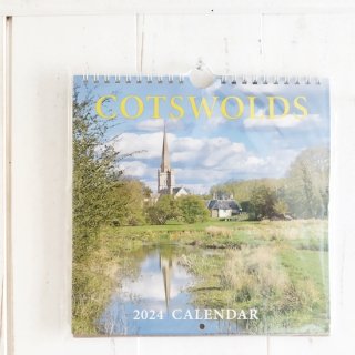 英国COTSWOLDS カレンダー2024年 (Sサイズ）コッツウォルズの風景