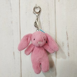 <img class='new_mark_img1' src='https://img.shop-pro.jp/img/new/icons12.gif' style='border:none;display:inline;margin:0px;padding:0px;width:auto;' />Jellycat「Bashful Bunny Pink Bag Charm」（うさぎ・バッグチャーム）ピンク