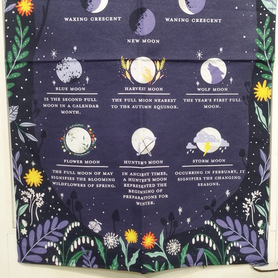 ティータオル「Ulster Weavers・Phases of Moon（月の満ち欠け）」 - イギリス雑貨COTSWOLDS