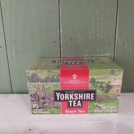 英国紅茶YORKSHIRE「ヨークシャーティー」ひも無しティーバッグ 40p - イギリス雑貨COTSWOLDS