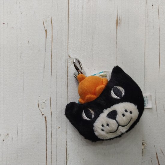 【Jellycat25周年記念商品】「Jellycat Bag Charm」（ジェリーキャット・バッグチャーム）ゼリーの帽子の黒ねこ-  イギリス雑貨COTSWOLDS