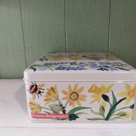 Emma Bridgewater「Wildflowers（ワイルドフラワー柄）」長方形の缶 エマブリッジウォーター - イギリス雑貨COTSWOLDS