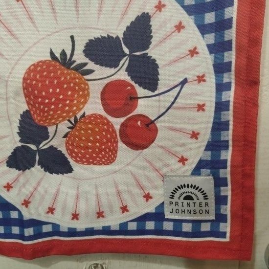 英国Printer Johnson ティータオル「Kitchen（キッチン柄）Tea