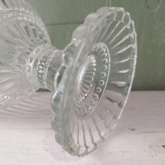 ◇英国アンティーク　カットガラス　スターリングシルバー蓋付　キャンディーボウル ◇英国アンティーク カットガラス スターリングシルバー蓋付