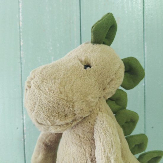 Jellycat「Bashful Dino M」（バシュフルディノ ・Mサイズ）恐竜 ジェリーキャット- イギリス雑貨COTSWOLDS