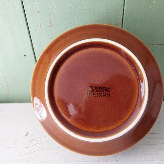 Hornsea 「Heirloom (Brown) ボウル（ボウル用のソーサー付き
