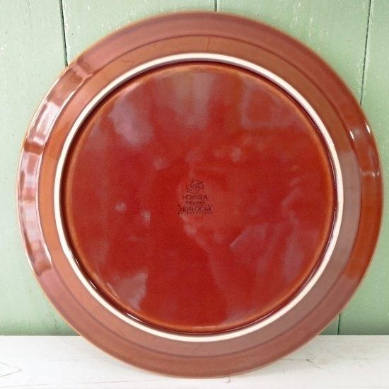 【特価】 Hornsea Plate（ディナープレート Dinner (Brown) 「Heirloom 食器