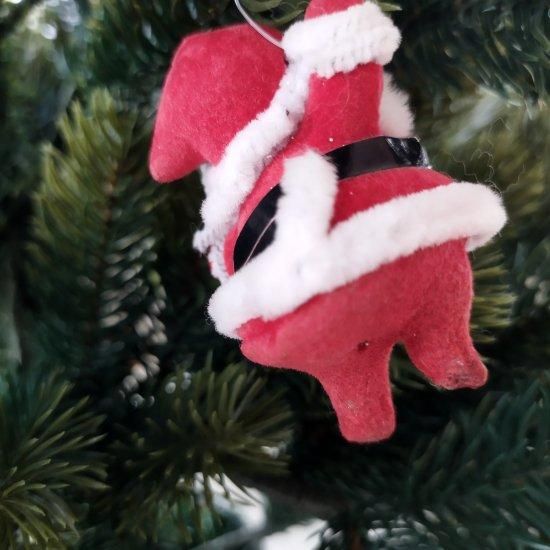 英国ヴィンテージ 「愉快なサンタのクリスマスオーナメント