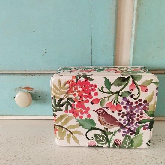 Emma Bridgewater 「Hedgerow Deep Rectangular （ヘッジロウ）」長方形の缶 エマブリッジウォーター -  イギリス雑貨COTSWOLDS