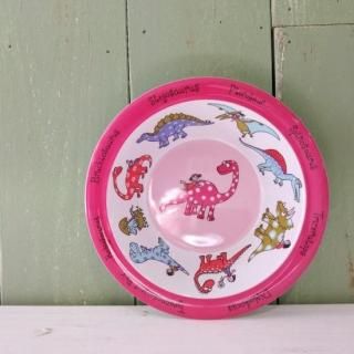 <img class='new_mark_img1' src='https://img.shop-pro.jp/img/new/icons12.gif' style='border:none;display:inline;margin:0px;padding:0px;width:auto;' />ڴָ12/31ޤǡTyrrell Katz Melamine Bowl Dino Pinkױѹƥ륫å ߥܥʶεԥ󥯡