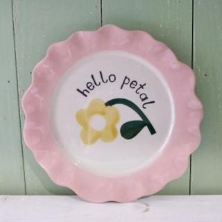 <img class='new_mark_img1' src='https://img.shop-pro.jp/img/new/icons12.gif' style='border:none;display:inline;margin:0px;padding:0px;width:auto;' />ڴָ12/31ޤǡcaroline gardner HELLO PETAL YELLOW FLOWER PLATEױѹ񥭥饤󥬡ɥʡ ץ졼