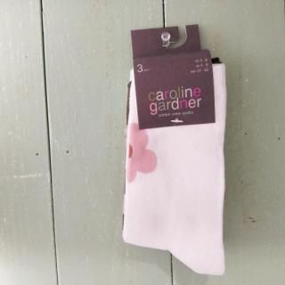 <img class='new_mark_img1' src='https://img.shop-pro.jp/img/new/icons12.gif' style='border:none;display:inline;margin:0px;padding:0px;width:auto;' />ڴָ12/31ޤǡcaroline gardner 3PK JACQUARDCHALK/GREEN WITH FLOWERS׷3å ѹ񥭥饤󥬡ɥʡ