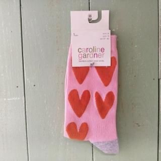 <img class='new_mark_img1' src='https://img.shop-pro.jp/img/new/icons12.gif' style='border:none;display:inline;margin:0px;padding:0px;width:auto;' />ڴָ12/31ޤǡcaroline gardner 1PK JACQUARDPINK WITH ORANGE HEARTS׷ ѹ񥭥饤󥬡ɥʡ