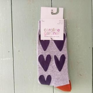 <img class='new_mark_img1' src='https://img.shop-pro.jp/img/new/icons12.gif' style='border:none;display:inline;margin:0px;padding:0px;width:auto;' />ڴָ12/31ޤǡcaroline gardner 1PK JACQUARDLT GREY WITH CHARCOAL HEARTS ׷ ѹ񥭥饤󥬡ɥʡ