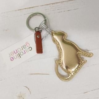 <img class='new_mark_img1' src='https://img.shop-pro.jp/img/new/icons12.gif' style='border:none;display:inline;margin:0px;padding:0px;width:auto;' />ڴָ12/31ޤǡcaroline gardner GOLD CAT NOVELTY KEYRING ѹ񥭥饤󥬡ɥʡ 