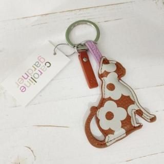 <img class='new_mark_img1' src='https://img.shop-pro.jp/img/new/icons12.gif' style='border:none;display:inline;margin:0px;padding:0px;width:auto;' />ڴָ12/31ޤǡcaroline gardner TAN/CREAM FLOWER CAT NOVELTY KEYRING ѹ񥭥饤󥬡ɥʡ 
