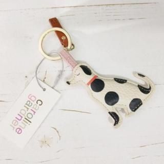 <img class='new_mark_img1' src='https://img.shop-pro.jp/img/new/icons12.gif' style='border:none;display:inline;margin:0px;padding:0px;width:auto;' />ڴָ12/31ޤǡcaroline gardner MONO SCATTERED DOT DOG NOVELTY KEYRING ѹ񥭥饤󥬡ɥʡ 