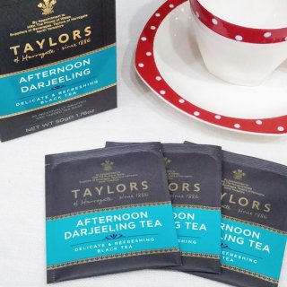 英国紅茶TAYLORS of HARROGATE 「アフタヌーンダージリン」20p ティーバッグ（テイラーズオブハロゲイト）