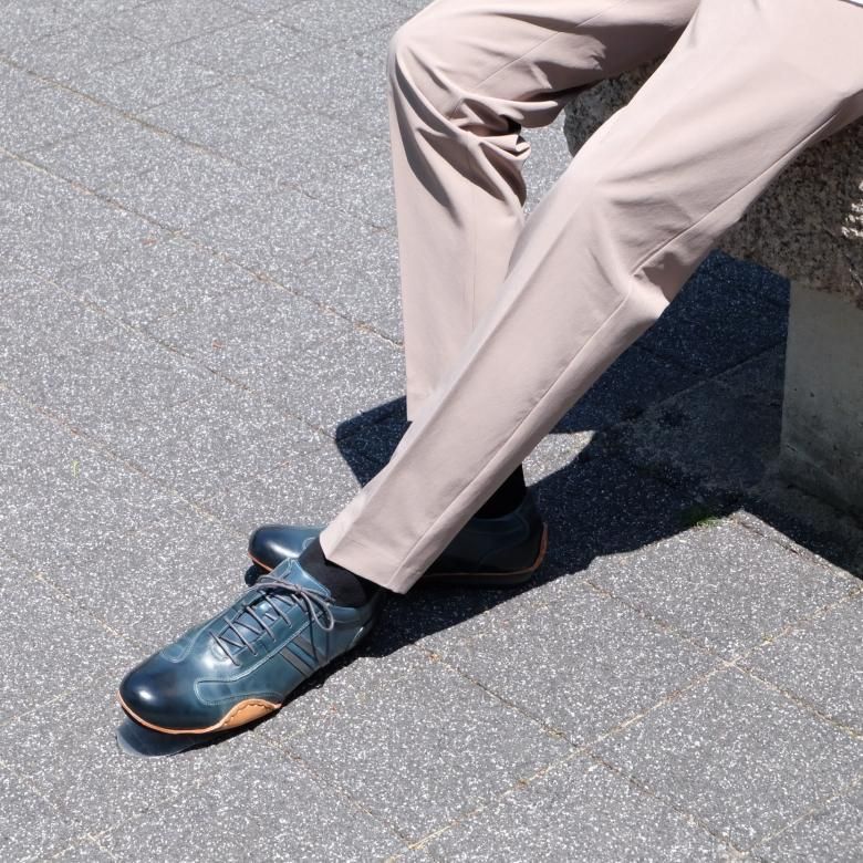 three generations スリー・ジェネレーションズ(3GS) 601 DARK BROWN|軽量 本革スニーカー ダークブラウン レザー|three generations