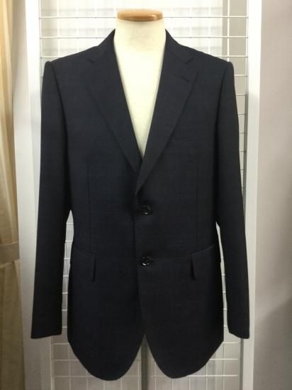 Tollegno1900 ネイビー ブルー チェック柄 2ピーススーツジャケット Losguapos For Stylist And More Tollegno1900 ネイビー ブルー チェック柄 2ピーススーツジャケット Losguapos For Stylist And More