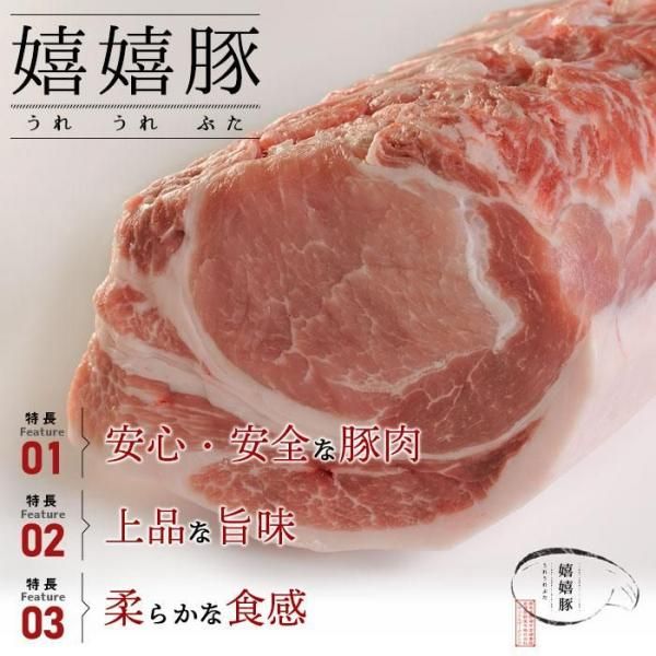 嬉嬉豚 ギフトセット とんかつ 厚さ選べる（800g）【送料無料