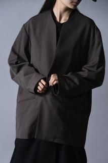 BISHOOL Wool Gabardine 01 Rapel Jacket mocha(A-048)