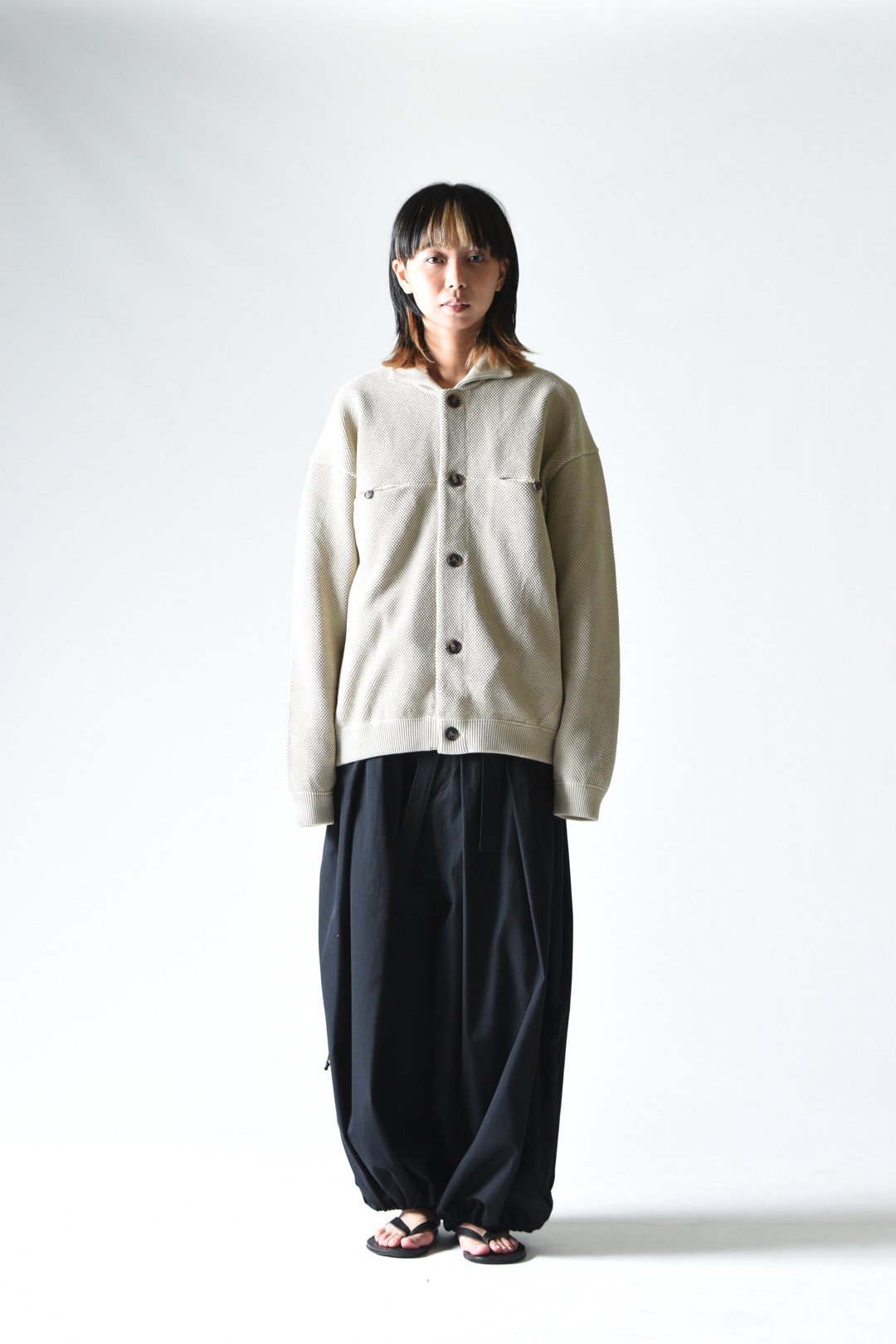 crepuscule 19SS moss stitch zip cardigan www.moyleabbey.ie